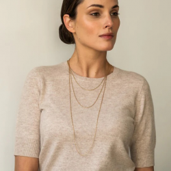 TSM Verguld Collier Ti Sento - 60cm
