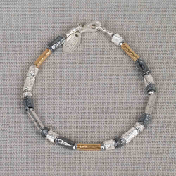 Jeh Armband Zilver Oxy +Wit - 21cm