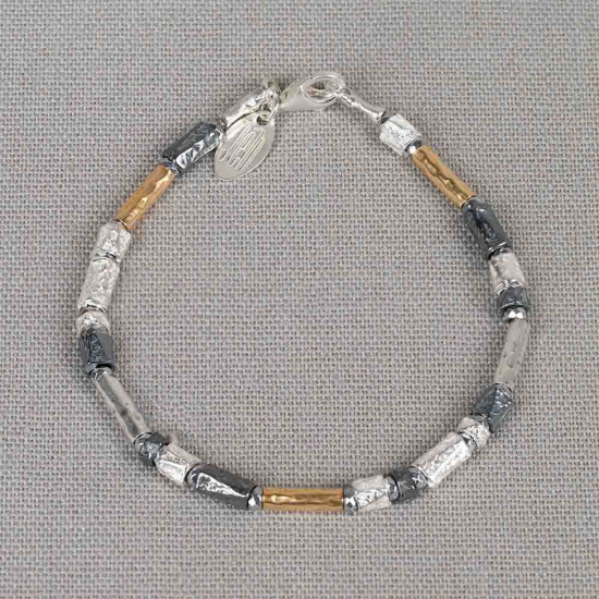 Jeh Armband Zilver Oxy +Wit - 21cm