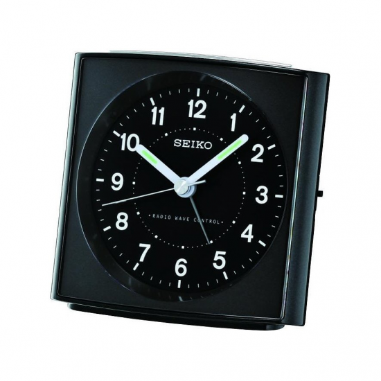 Seiko Wekker Metallic Zwart