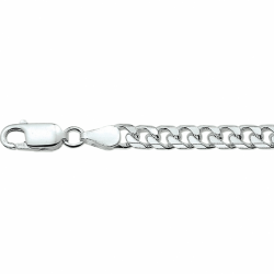 Gourmette Collier 6-zijdes geslepen - 60cm 5,0 mm