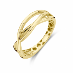 14K Geelgouden Fantasie Ring - mt 17 3/4