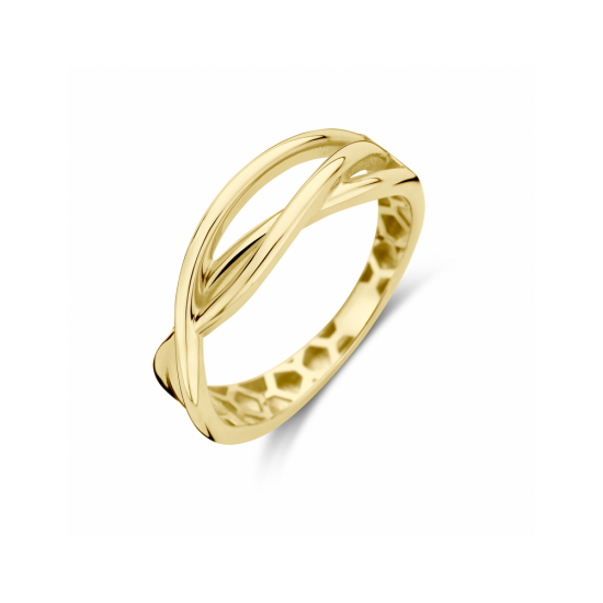 14K Geelgouden Fantasie Ring - mt 17 3/4